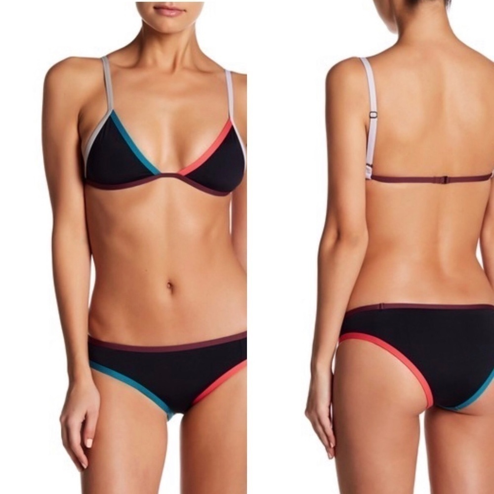 Tavik Jett Triangle Swim top. Size L. Top only